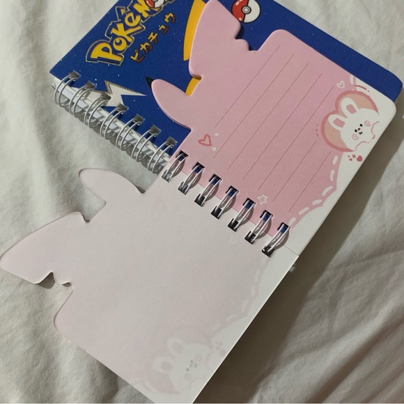 Pokemon | Office | Blue Pokemon Pikachu Glitter Mini Spiral Notebook ...